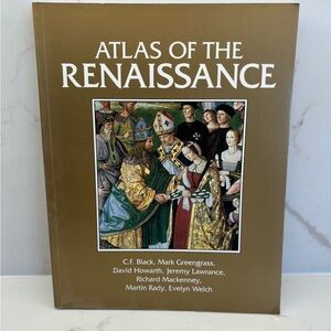 Vintage Atlas of the Renaissance Softcover Book Coffee Table Art 1990s